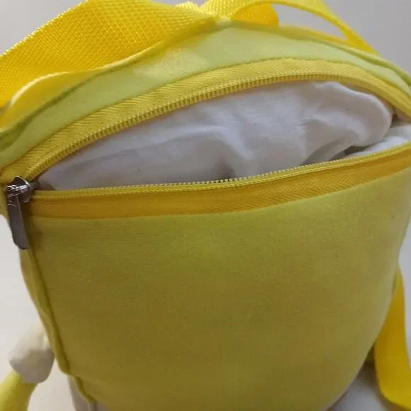 Nickelodeon SpongeBob SquarePants Yellow Stuffed Plush Animal Backpack Bookbag - Picture 7 of 9